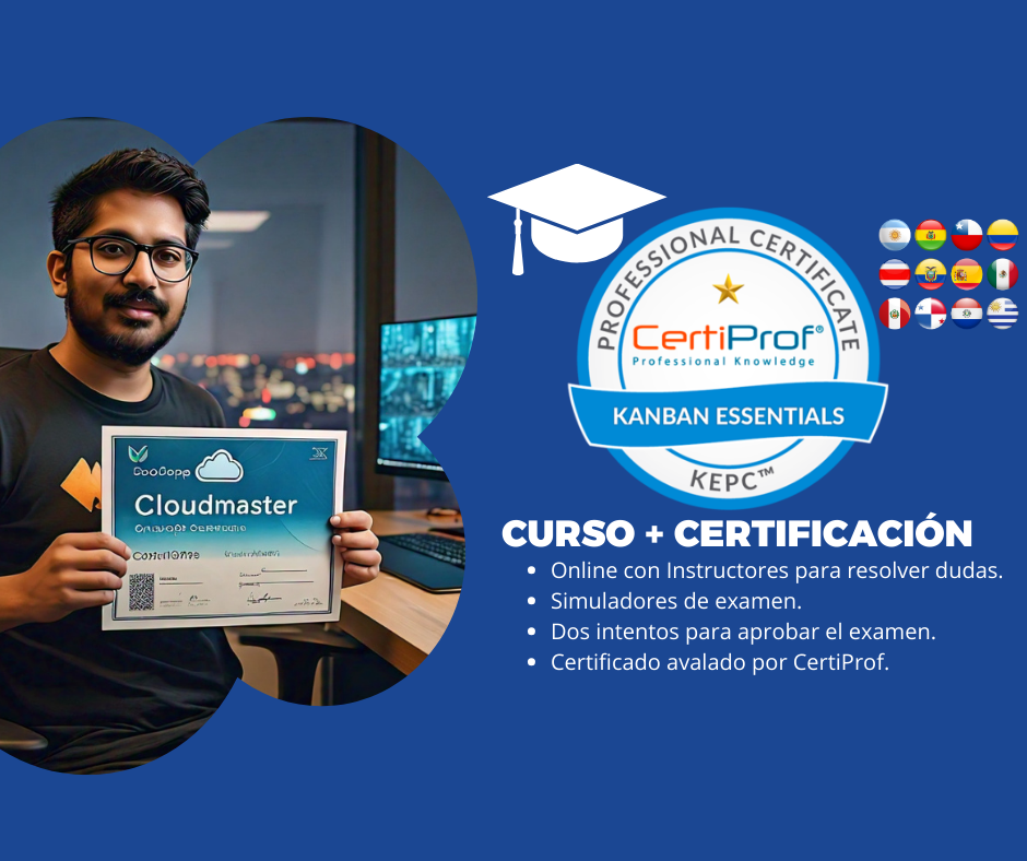 Curso de Kanban Essentials (Incluye examen de certificación) <br>$150.000 CLP – USD 180<br>