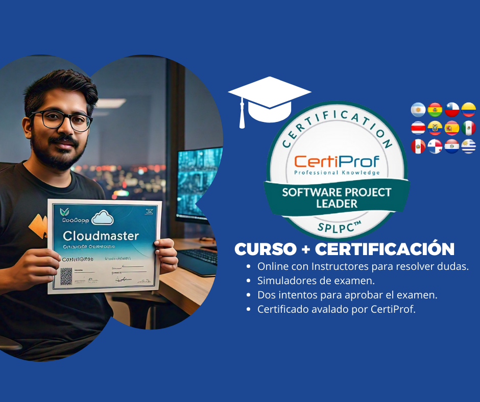 Curso Software Project Leader Professional (Incluye examen de certificación) <br> $250.000 CLP – USD 250