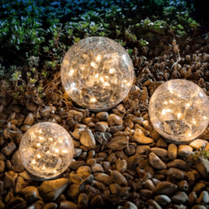 LUZ DE CRISTAL DE TIERRA SOLARES 1 PIEZA